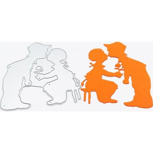 Julyarts Lovely Boy Girl Metal Cutting Dies New 2020 Stencils For DIY Scrapbooking Album Decorative Embossing Craft Cut Paper