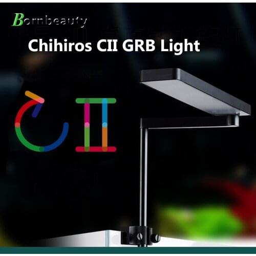 Chihiros C2 RGB Lights Aquarium Chihiros CII series ADA Nano Clip on Fish Tank Blue Tooth Sunrise Sunset C2 RGB Lamp Aquatic Lam