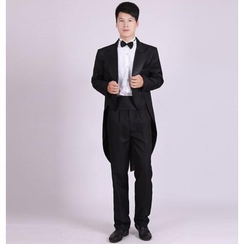 Men Women Swallowtail Male Full Dress Suit Show Competition chorus costume Magic show jazz suit Special clothing Male Groomsman