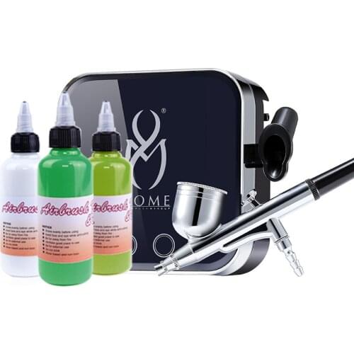 Spray Nail Art Kit With Airbrush Compressor Kit Inks For Nails Design