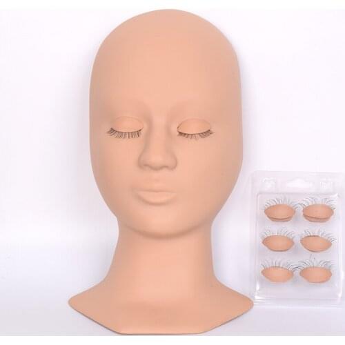 New Eye Facial Makeup Practice Training removable eyes Mannequin Head Makeup Practice Model Fake Mannequin Training Head Model