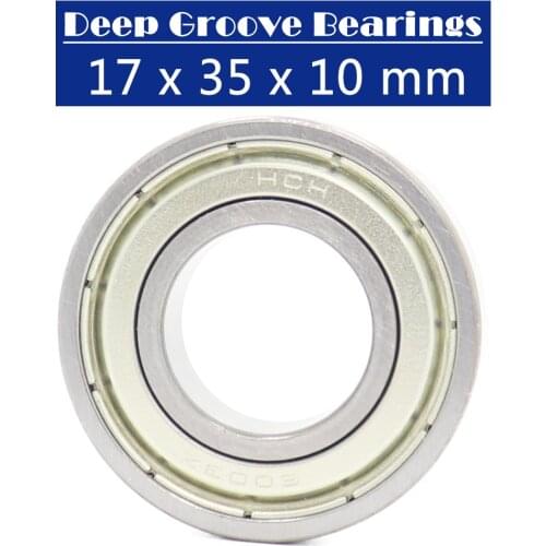 6003ZZ Bearing 17*35*10 mm ABEC-3 ( 6 PCS ) For Blower Vacuums Saw Trimmer Deep Groove 6003 Z ZZ Ball Bearings 6003Z