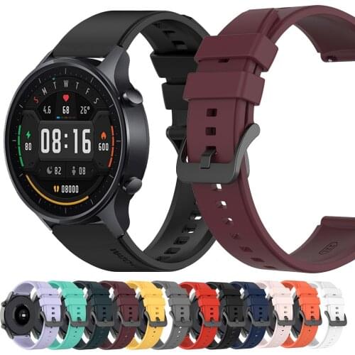 For Xiaomi MI Watch Color sports edition Strap Silicone Wristband Bracelet 22mm Watchband correa For Haylou Solar LS05 / LS05s
