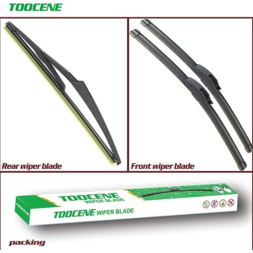 Front And Rear Wiper Blades For Dacia Lodgy 2012 -2016 Rubber Windscreen Windshield Wipers Auto Car Accessories 22+16+12