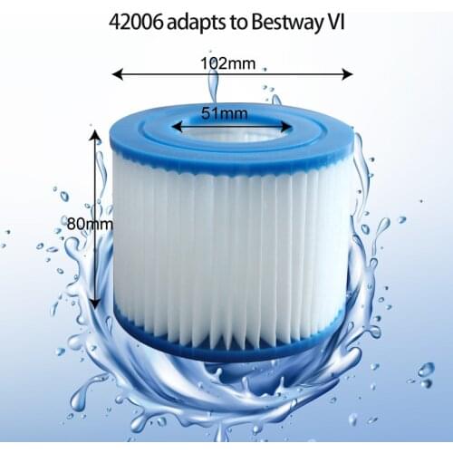Swimming Pool Filter Replacement Cartridge Pool Pumps Swimming Pool Filter For 42015/42006/42012 Massage Pool Models