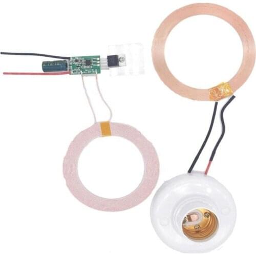 Taidacent 30W Wireless Charger Module 24V ~ 30V DC Wireless Charging Module Coil Induction Power Supply Board XKT801-06