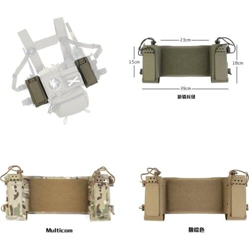 Outdoor Airsoft Tactical Vest Chest Hanging Extend Kit Set Thing 1 MK3 MK4 D3CRM Radio Pouch