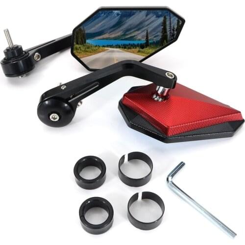 Fit For Honda CBR600RR CBR900RR VTR1000 CBR125R CBR 250R CBR 500RR Universal Handle Bar Rearview Side Mirrors Bar End Mirror