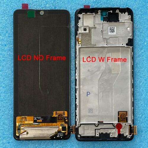 Original For Xiaomi Redmi Note 10 Pro M2101K6G LCD Display Touch Screen Panel Digitizer For Redmi Note10 Pro Max M2101K6I Frame