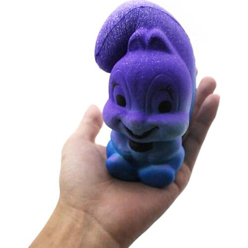 Starry Sky Rabbit Squeeze Toys Cute Soft Sensory Stress Vent Decompression Toy Anxiety Relief Relief Autism Fidgeting Zabawki