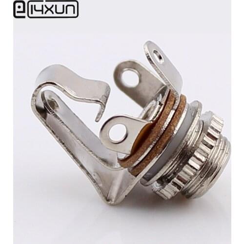 2pcs 3.5mm 2 Pole Mono Plug jack Audio Female Connector 3.5 mm Welding Type Panel Socket with Switch