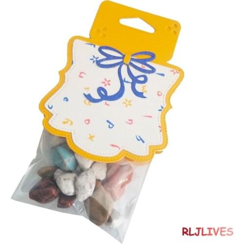 Elegant Bag Topper Metal Cutting Dies DIY Scrapbooking Card Stencil Paper Craft Handmade Album Handbook Decoration