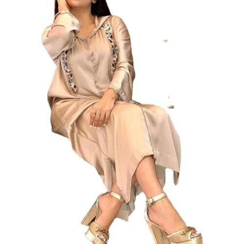 African Dresses For Women Caftan Abaya Dubai Robe Longue Djelaba Femme Musulmane Turkey Islamic Clothing Muslim Hijab Long Dress