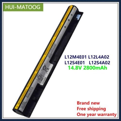 Laptop Battery L12L4E01 L12M4E01 for Lenovo L12L4A02 L12S4E01 L12S4A02 G400S G40-45 G50-70 G500S 14.8V 2800mAh