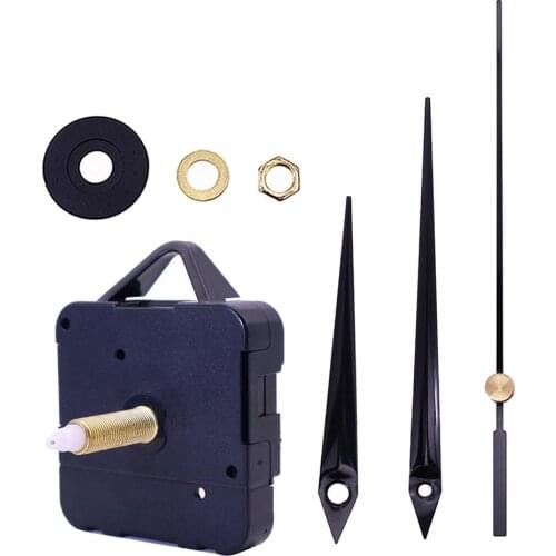 Quartz Clock Movements Mechanism Parts, 21mm Maximum Dial Thickness, 1-1/5 inch Total Shaft Length