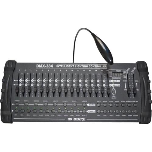 DMX512 384 console DMX512 controller professional stage light dj console for stage spotlight par light dimming