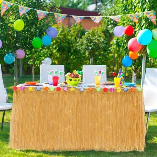 Multi Colors Table Skirt Hawaiian Table Cloth For Wedding Party Table Decoration Home Textile Tablecloths Accessories Flamingo 4