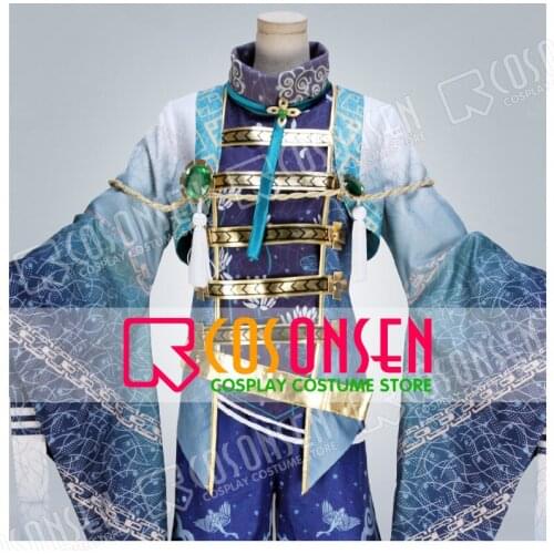 Game Sengoku Night Blood Toyotomi Army Kuroda Kanbee Cosplay Costume Full Set All Size COSPLAYONSEN Custom Made