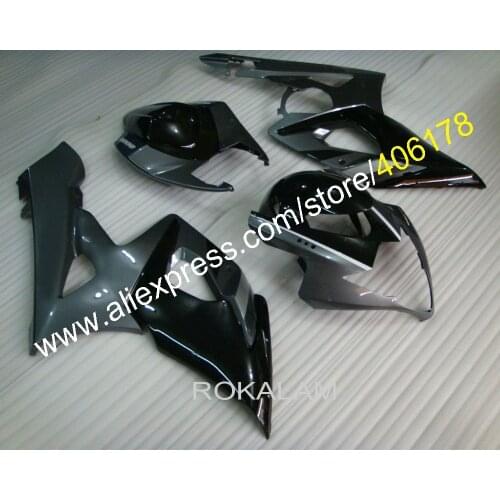 K5 GSXR1000 05 06 Bodywork Fairing For Suzuki GSX-R1000 2005 2006 Gray Black Race Bike Fairings (Injection Molding)