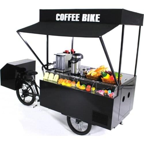 Coffee bike cart coffee bike electric tricycle coffee for sale