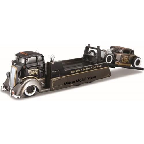 Maisto 1:64 COE 1929 Ford Model A Design elite transport die-cast precision model car Model collection gift