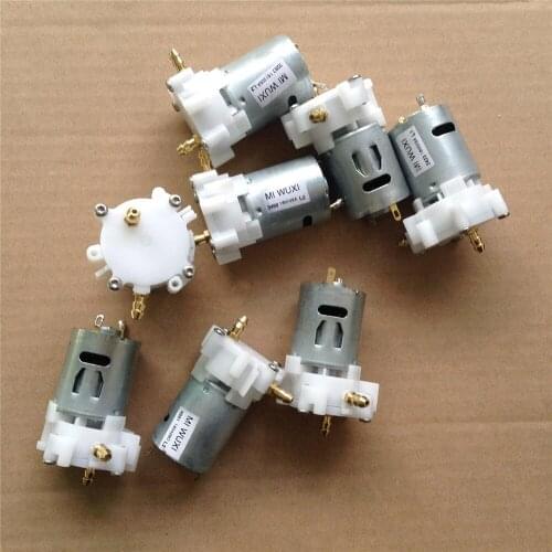 Micro 360 Water Pump Gear Mini Oil Pump with Copper Nozzle for RC Boat Hydraulic Model DIY Parts Accessories