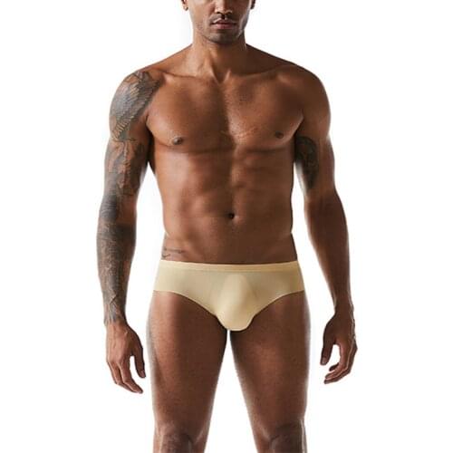 Mens Sexy Swim Beach Shorts Nadar Low waist Summer Brand Mans Swimming Briefs Swimwear Solid White Rope Yellow Swimming Bottom