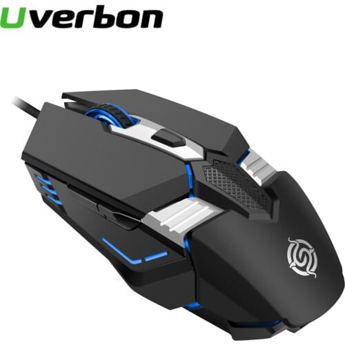 Ergonomic Gaming Mouse Four-color Cycle Breathing Wired Mouse 6 Button USB Wired Mouse For PC Gamer Office Game Competitive Mice