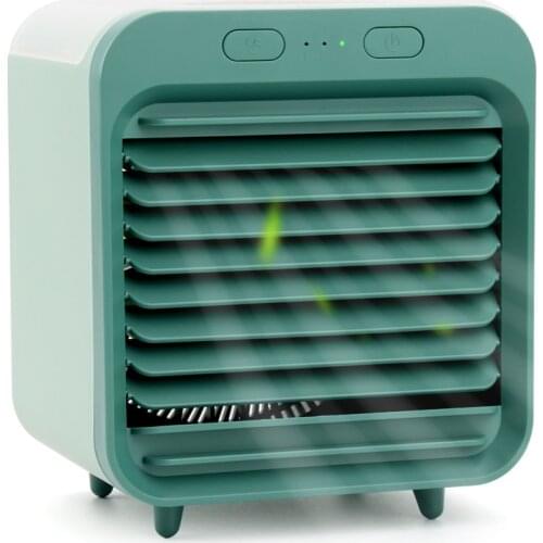 Yieryi Desktop Water Cooled Air Conditioning Fan Portable Air Cooler Household USB Silent Fan Humidifier for Library Office