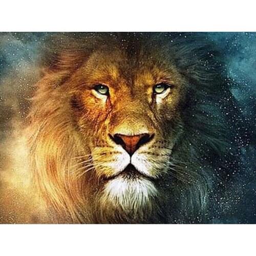 New Diamond mosaic full diamond embroidery beads Forest Wild Mighty King Lion diamonds cross stitch painting Inlay handwork