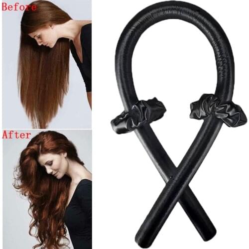 Heatless Curling Rod Headband Lazy Curler Silk Curling Ribbon Heatless Hair Curling Ribbon Scrunchies Salon Hair Accessories