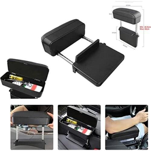 Arm Rest Box Car Armrest Organizer Accessories Cushion for Auto Elbow Support Universal