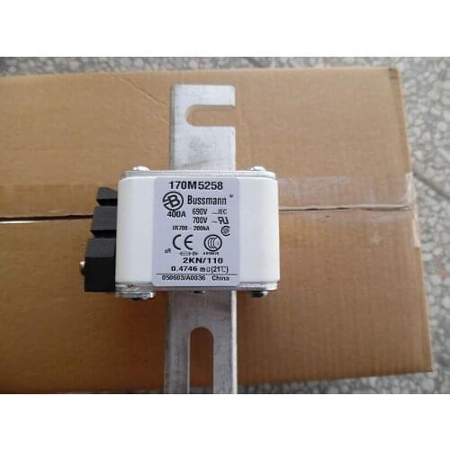 Fuses: 170M5258 400A 690V / 170M5259 450A / 170M5260 500A 690V aR