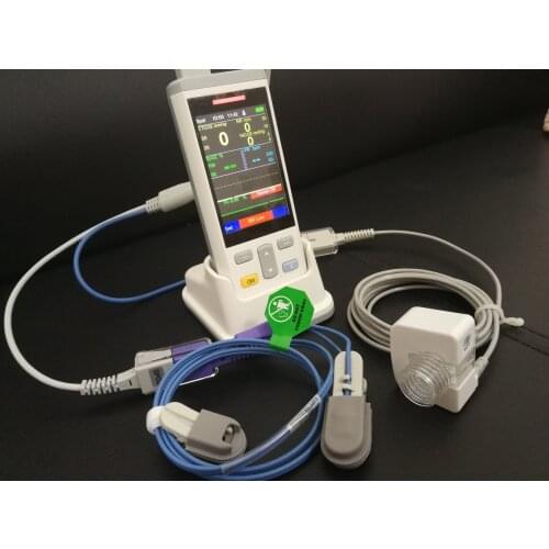 Handheld/Portable Veterinary Mainstream capnograph monitor 3.5inch ETCO2 monitor,ETCO2 sensor,ETCO2 module for animals H200A-V