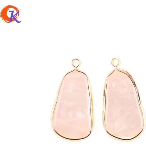 Cordial Design 50Pcs 13*26MM Jewelry Accessories/Earring Making/Shell Effect/Irregular Shape/DIY Part/Hand Made/Earring Findings