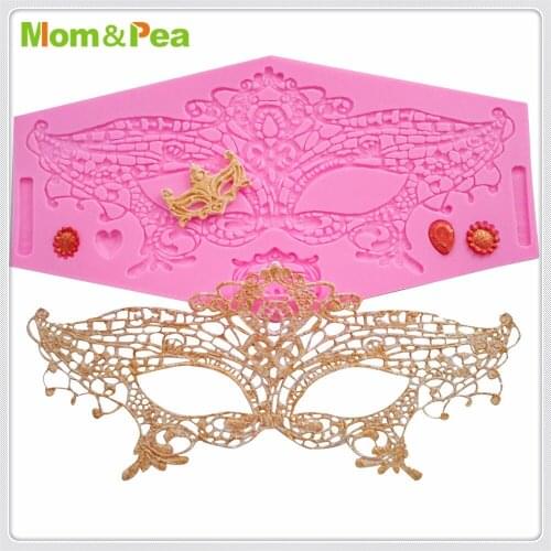 MPA1783 Mask Shaped Silicone Mold Gum Paste Chocolate Ornamental Fondant Mould Cake Decoration Tools