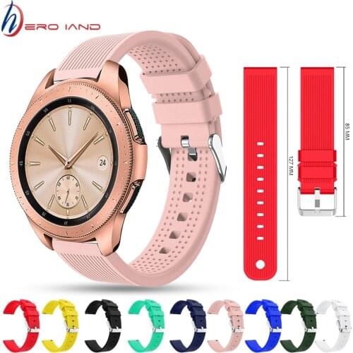 Silicone Watch Band Replacement Strap For Samsung Galaxy Watch 42mm SM-R810 Active 2 Wrist Strap Smartwatch bracelet Wristband