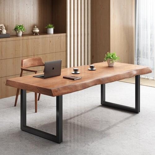 Solid wood desk office desktop computer desk calligraphy desk and chair combination home study writing work table large board