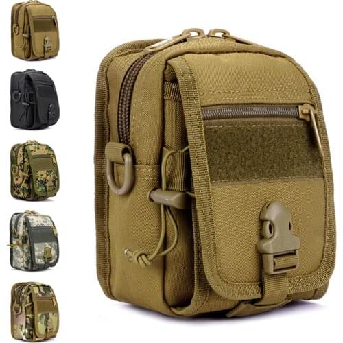 MOLLE Cycling vertical small shoulder messenger bag / waist tool bag A3115