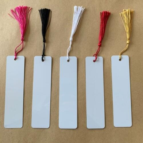 Free shipping 20pcs/lot Sublimation Blank Metal Bookmark For Dye Sublimation Printing Transfer DIY Craft
