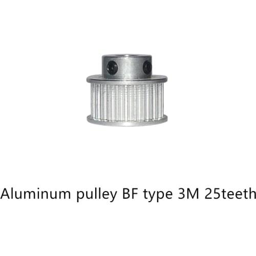 BF type 25 teeth 3M Timing Pulley Bore 7mm for HTD belt used in linear pulley 25Teeth 25T