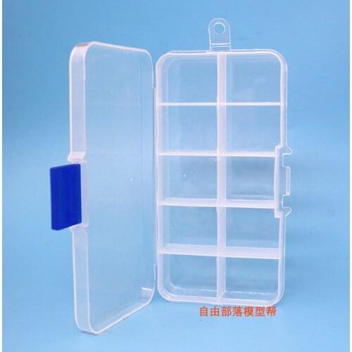 10/15/24 Grids/Slots Cells Portable Jewelry Tool Storage Box Container Ring Electronic Parts Screw Beads Organizer Plastic Case
