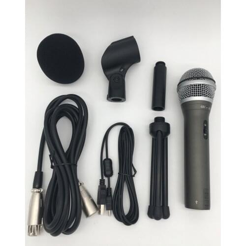 100% Original High Quality Samson Q2U USB/XLR handheld dynamic microphone for podcasting, live sound and music recording