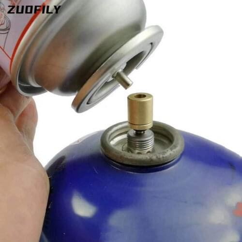 Long Gas Tank Filling Adapter Gas Cylinder Refill Adapter For Outdoor Camping Stove Camping Hiking Picnic Gas Stove Accessories