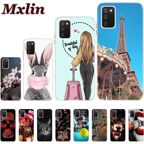 For Samsung Galaxy A03S Case Silicone Cartoon Printed Back Cover For Samsung A03s A 03S Phone Case GalaxyA03S 6.5" Soft TPU Case