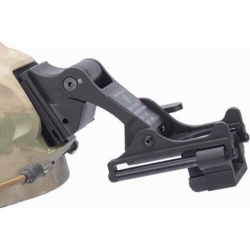 Tactical Helmet NVG Mount for Night Vision Scope PSV-7 and PVS-14 Night Vision Optics Black