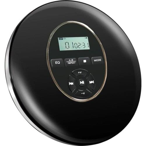 Round Style Portable -CD Player Headphone HiFi Music Reproductor -CD Walkman T84C