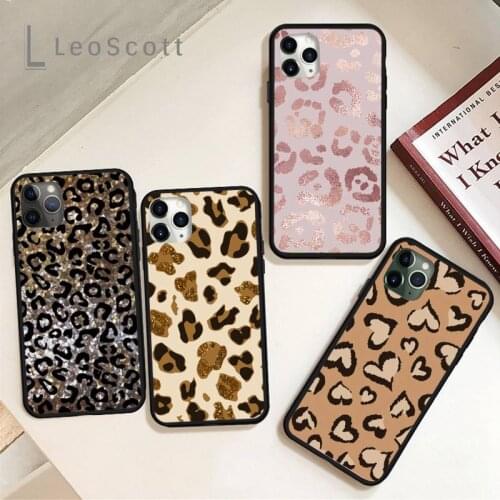 Fashion luxury marble Leopard Phone Cases for iPhone 11 12 pro XS MAX 8 7 6 6S Plus X 5S SE 2020 XR Soft silicone funda coque
