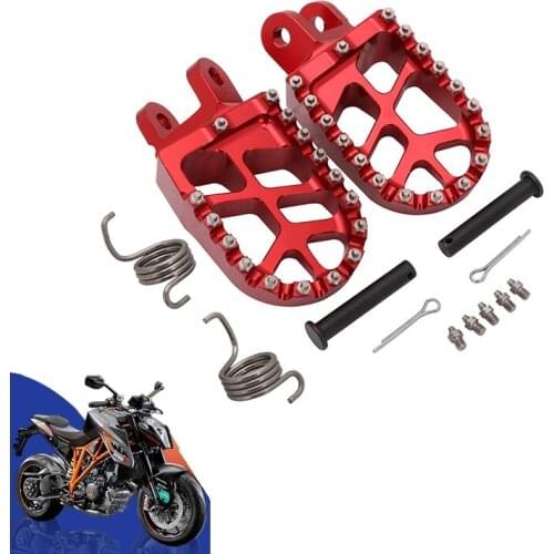 Motorcycle CNC Footrest Footpeg Foot Pegs For HONDA CR80R CR85R XR250R XR400R XR600R XR650L XR650R CRF1000L XR 250R 400R 600R