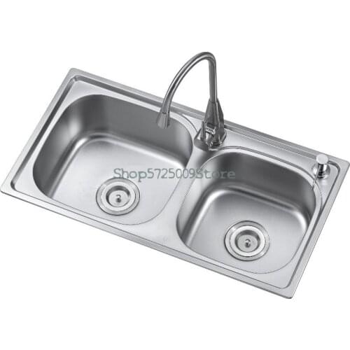 Stainless Steel Sink, Double Tank, Kitchen Sink, All-steel Sink, Sink, Integrated Package Promotion
